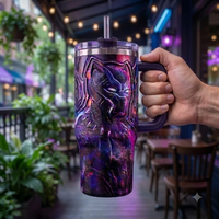 BP Shadow Relief - Sculpted Purple Tumbler