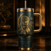 Zoro Gold Crescent - Blade, Arc and Deep Green Field