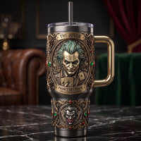 Prince of Chaos - JK Bronze Relief Medallion Tumbler