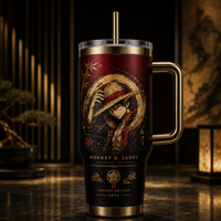 Luffy Crimson Halo - Editorial Wraparound Tumbler