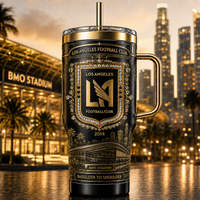 Obsidian and Gold - LAFC Crest Tumbler