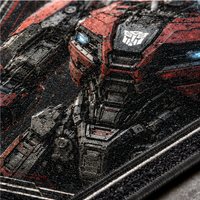 OP Sentinel Stance - Crimson and Graphite Statement Rug