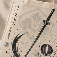 Aizen - Kyoka Suigetsu, Ink Crescent Graphic Tote