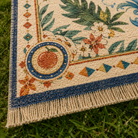 Charted Calm - Straw Hat Medallion Adventure Rug