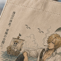 Sanji - Seaside Rest Between Adventures, an Illustrated Tote