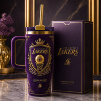 Crown and Crest - LAL Purple & Gold Heraldry Tumbler