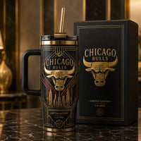 CHI Deco Emblem - Gold Linework and Skyline Tumbler