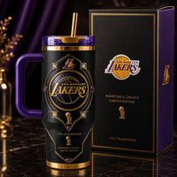 LAL Gold Crest Tumbler - A Study in Purple, Black and Ornament