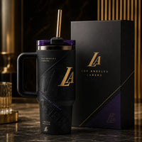 LAL Blackout Gold Monogram Tumbler