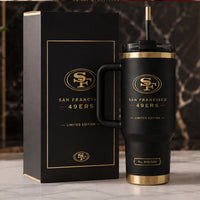 SF Obsidian Gold - Monogram Crest Tumbler