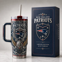 NE Heraldic Panel - Ornamental Crest Tumbler