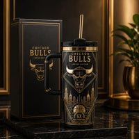 CHI Deco Emblem - Black and Gold Tumbler