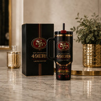 SF Gold Oval - Stadium Light Wraparound Tumbler