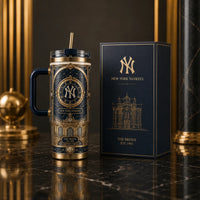 NYY Clockwork Facade - An Ornate Study in Navy and Gold
