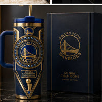 GSW Medallion Gold - A Tumbler Built Around One Emblem