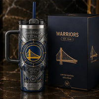 GSW Bridge Emblem - An Engineered Study in Blue and Gold