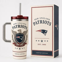 NE Heraldic Crest - Ivory Collegiate Tumbler